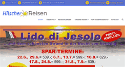 Desktop Screenshot of hilscher-reisen.com